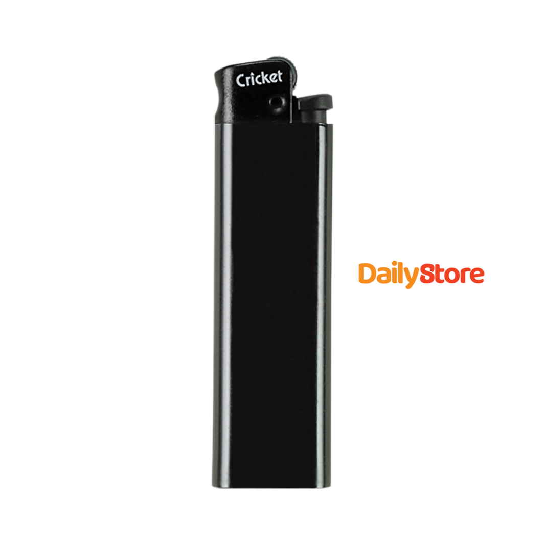Cricket Lighter Plain Black Original