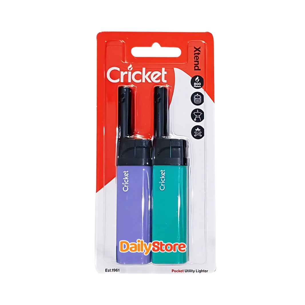 Cricket Xtend Pocket Electro Utility Lighter Blister Pack