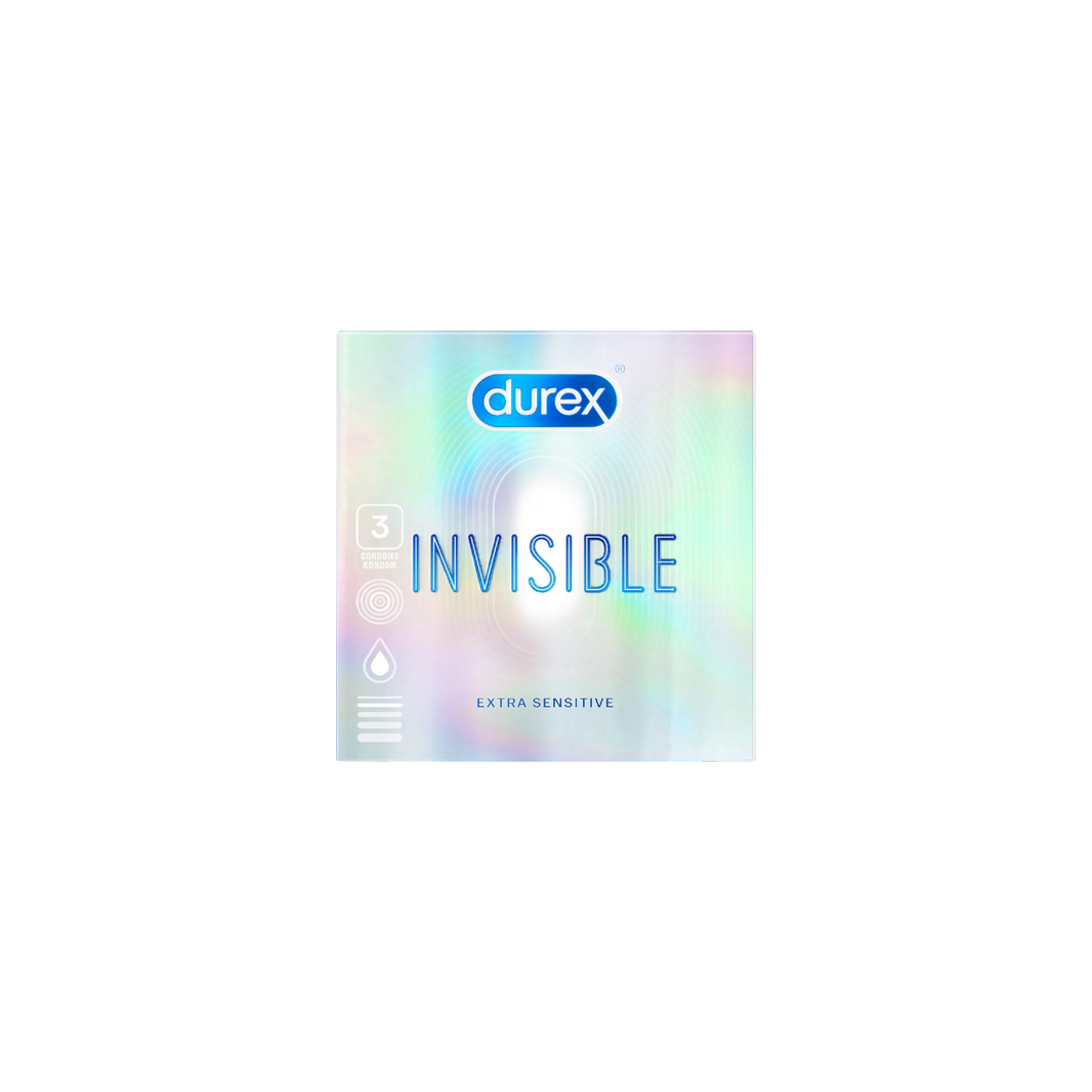 Durex Condoms Invisible Extra Sensitive 3'S