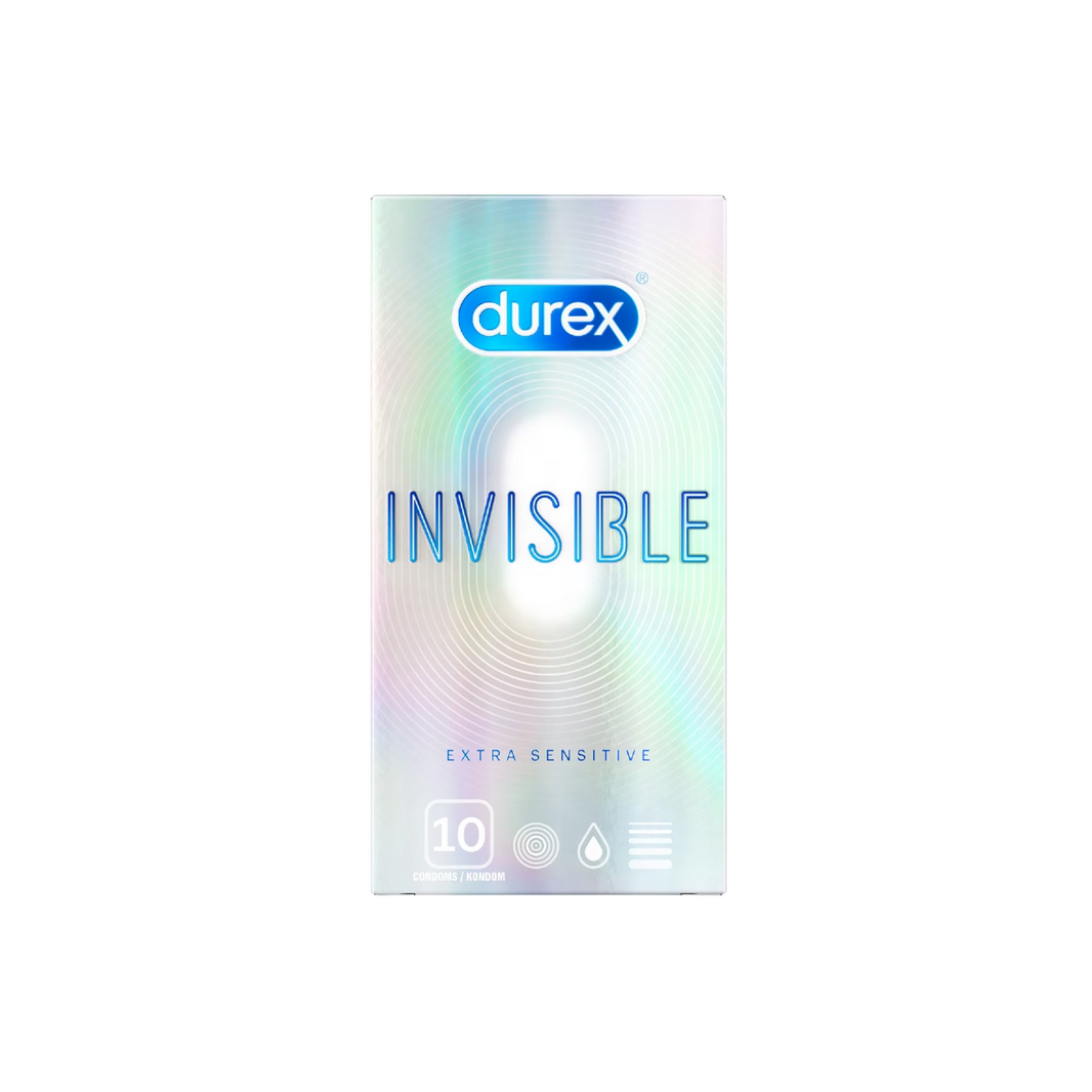 Durex Condoms Invisible Extra Sensitive 10'S