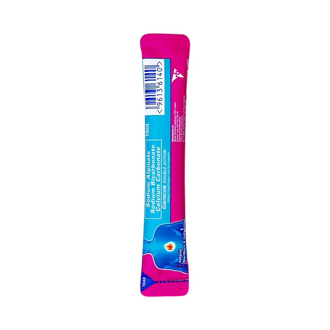 Gaviscon Double Action Antacid Liquid Sachet 10ml