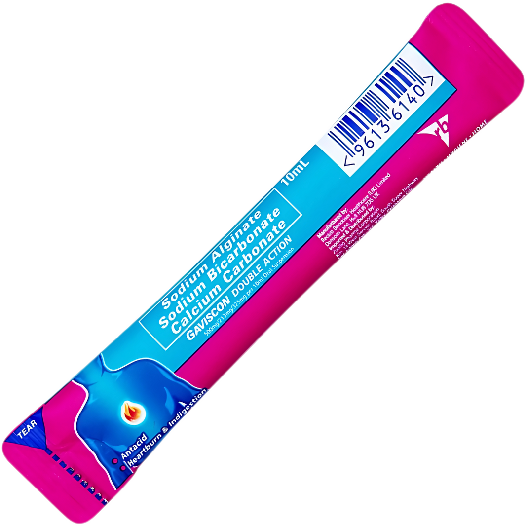 Gaviscon Double Action Antacid Liquid Sachet 10ml