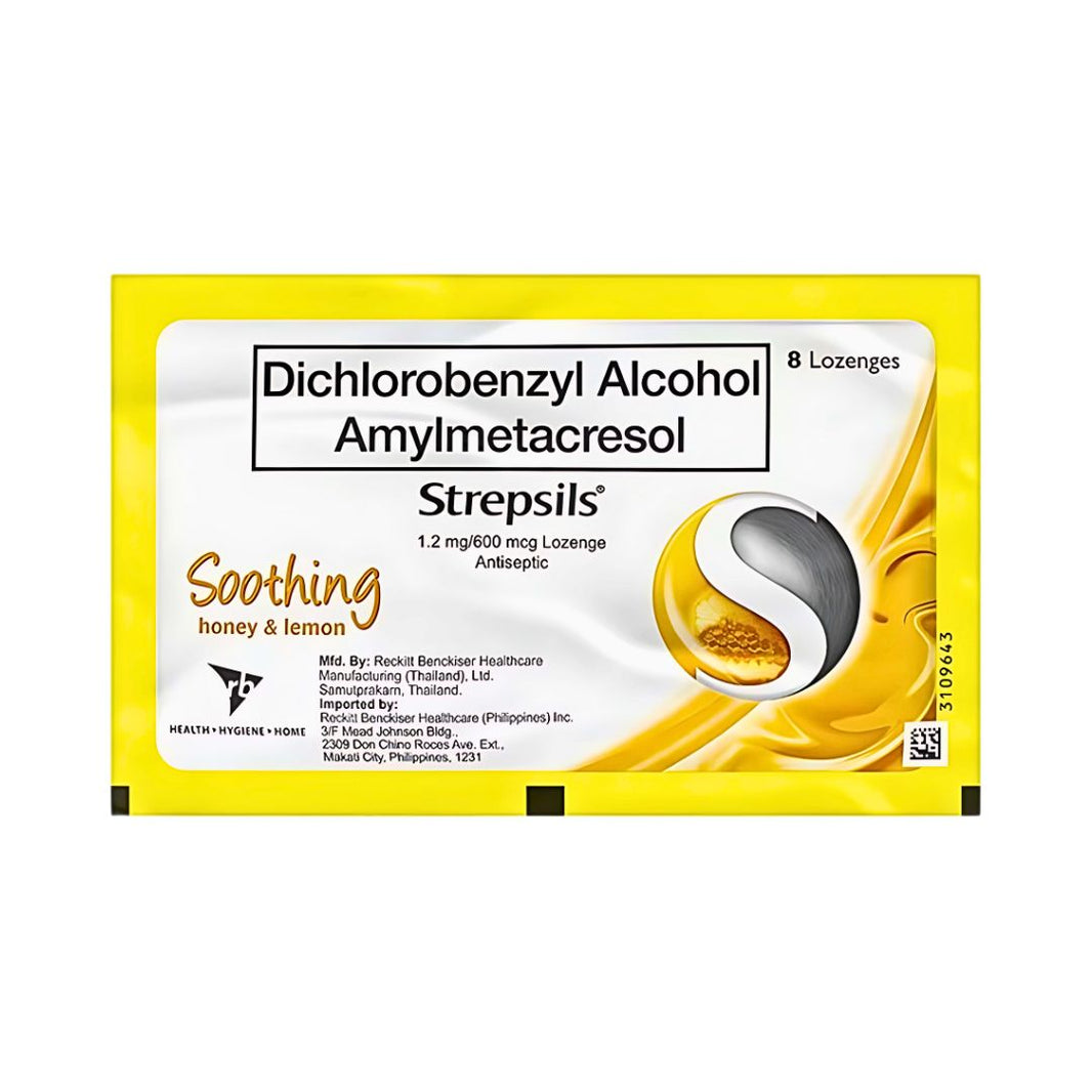 Strepsils Soothing Honey & Lemon (8pcs)